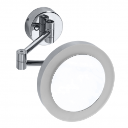 Kosmetinis veidrodis Bemeta Ø 20 cm, su LED apšvietimu, chromo 116101772
