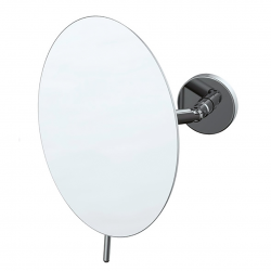 Kosmetinis veidrodis Bemeta Ø 20 cm, su 360° pasukama jungtimi, chromo 116201332