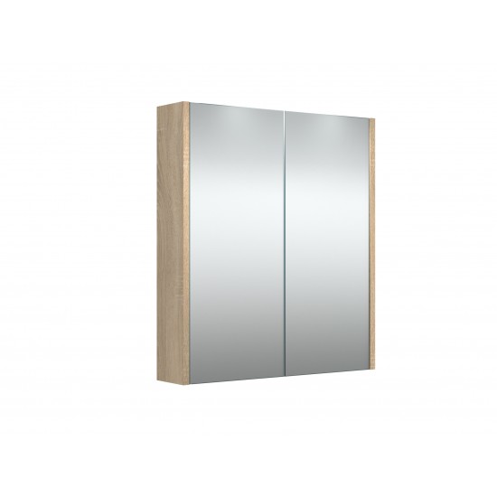 Veidrodinė spintelė RB Eco 60 cm pilkas ąžuolas