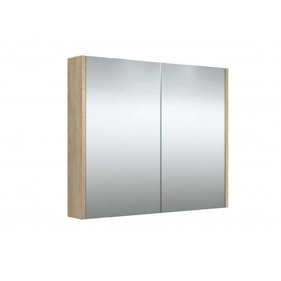 Veidrodinė spintelė RB Eco 80 cm pilkas ąžuolas