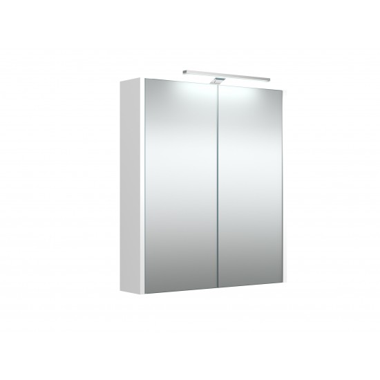 Veidrodinė spintelė RB Eco 60 cm balta, su apšvietimu