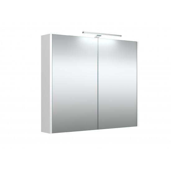 Veidrodinė spintelė RB Eco 80 cm balta, su apšvietimu