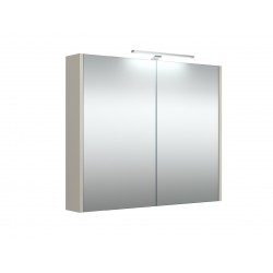 Veidrodinė spintelė RB Eco 80 cm taupe, su apšvietimu