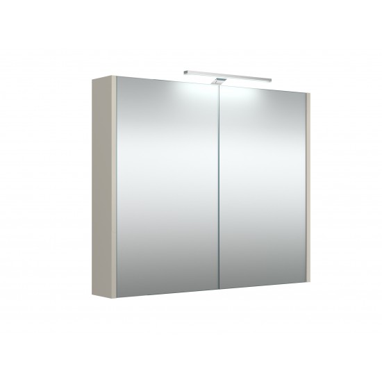 Veidrodinė spintelė RB Eco 80 cm taupe, su apšvietimu