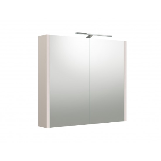 Veidrodinė spintelė RB Urban Garda 80 cm kašmyro pilka, su apšvietimu