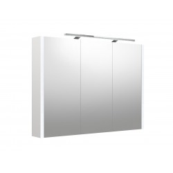 Veidrodinė spintelė RB Urban Garda 100 cm balta matinė, su apšvietimu