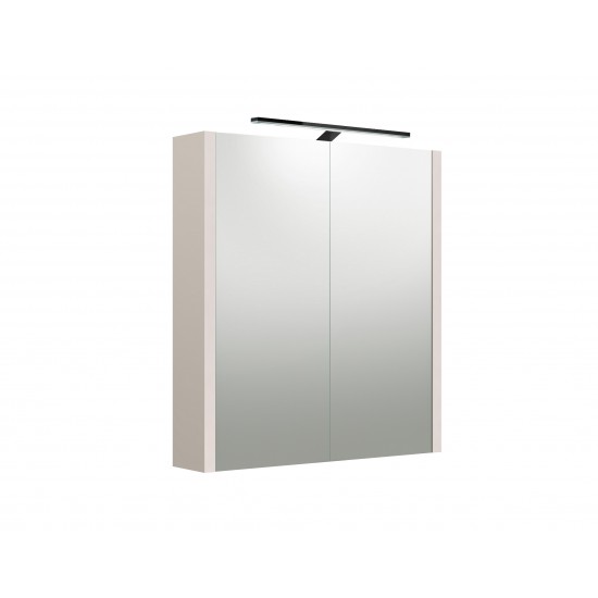 Veidrodinė spintelė RB Urban 60 cm kašmyro pilka, su apšvietimu