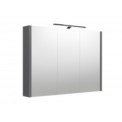 Veidrodinė spintelė RB Urban 100 cm pilka matinė, su apšvietimu