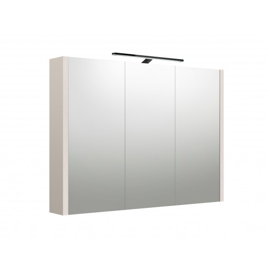 Veidrodinė spintelė RB Urban 100 cm kašmyro pilka, su apšvietimu