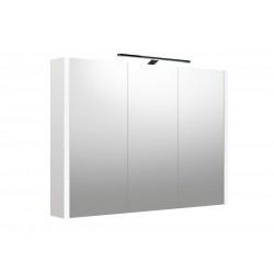 Veidrodinė spintelė RB Urban 100 cm balta matinė, su apšvietimu