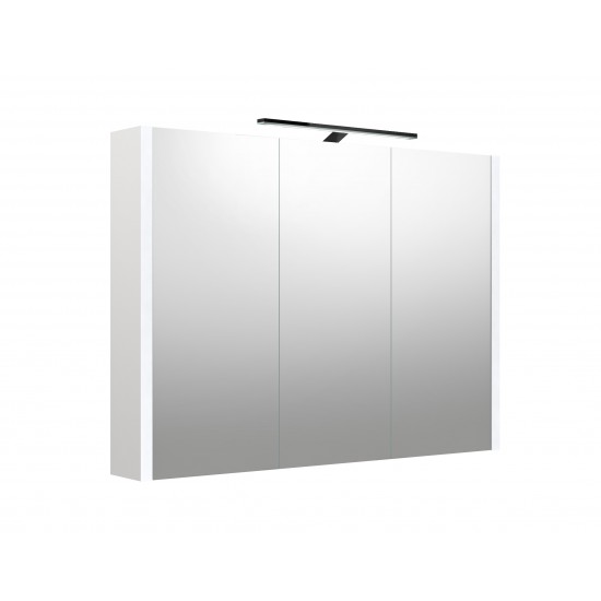 Veidrodinė spintelė RB Urban 100 cm balta matinė, su apšvietimu