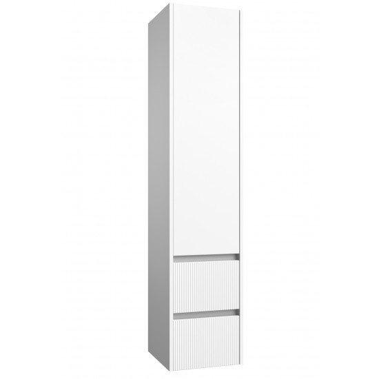 Ūkinė spintelė RB Urban 35 cm balta matinė / aliuminio