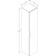 Ūkinė spintelė RB G-line 35 cm gafito pilka