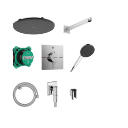 Potinkinė dušo sistema Hansgrohe Raindance Alive S 300 su termostatiniu maišytuvu, chromas
