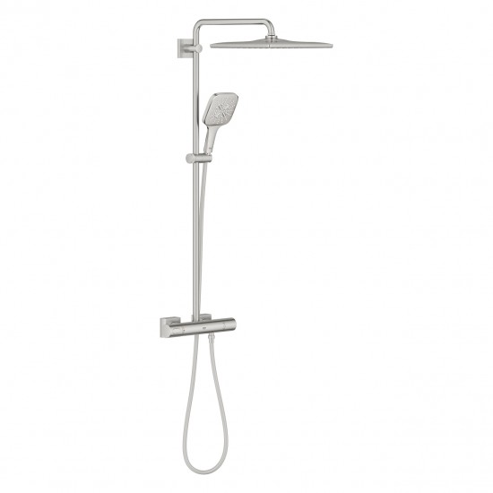 Termostatinė dušo sistema GROHE Smartactive Mono 310 Cube 26837DC0 nerūdijančio plieno