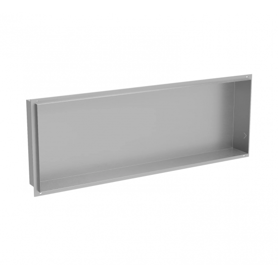 Lentyna į nišą Mexen 30 x 90 cm be apvado, nerūdijančio plieno
