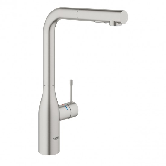 Maišytuvas GROHE ESSENCE 30270DC0 nerūdijančio plieno su ištraukiama žarna / dušeliu