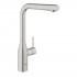 Maišytuvas GROHE ESSENCE 30270DC0 nerūdijančio plieno su ištraukiama žarna / dušeliu