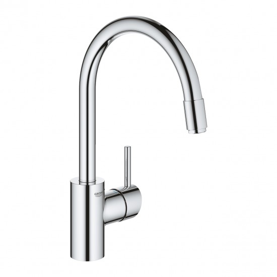 Maišytuvas Grohe Concetto 32663003 chromo su ištraukiama žarna / dušeliu