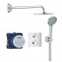 Potinkinė dušo sistema Grohe Grohtherm Cosmo 210 su termostatiniu maišytuvu 34734000, chromas