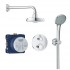 Potinkinė dušo sistema Grohe Grohtherm Cosmo 160 su termostatiniu maišytuvu 34735000, chromas