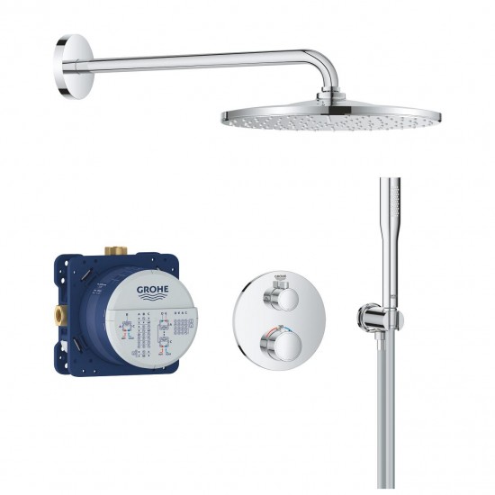 Potinkinė dušo sistema Grohe Grohtherm Mono 310 su termostatiniu maišytuvu 34869000, chromas
