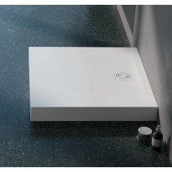 Dušo padėklas New Trendy Corio KV 90 x 90 cm akrilinis, baltas