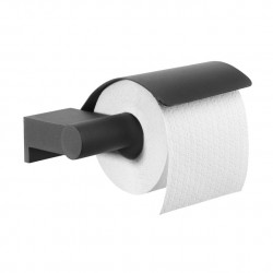 TIGER BOLD wc popieriaus laikiklis su dangteliu, juodas
