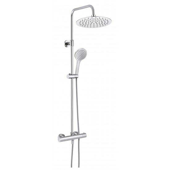 Termostatinė dušo sistema Rubineta Olo + Thermo-15 625047 chromas Termostatinė dušo sistema Rubineta Olo + Thermo-15 625047 chromas