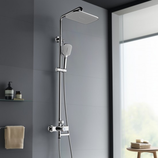 Dušo sistema Rubineta Veneto + Easy Push - 10 625140 chromas
