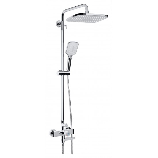 Dušo sistema Rubineta Veneto + Easy Push - 10 625140 chromas