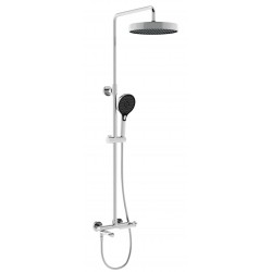 Termostatinė dušo sistema Rubineta Rainfall + CosyThermo-10 625148 chromas
