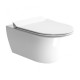 WC puodas GSI PURA pakabinamas, Swirlflush®, su plonu Soft Close dangčiu