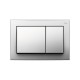 WC klavišas TECEbase 9240701 chromuotas blizgus