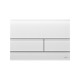 WC klavišas TECEsquare II 9240824 baltas matinis stiklas
