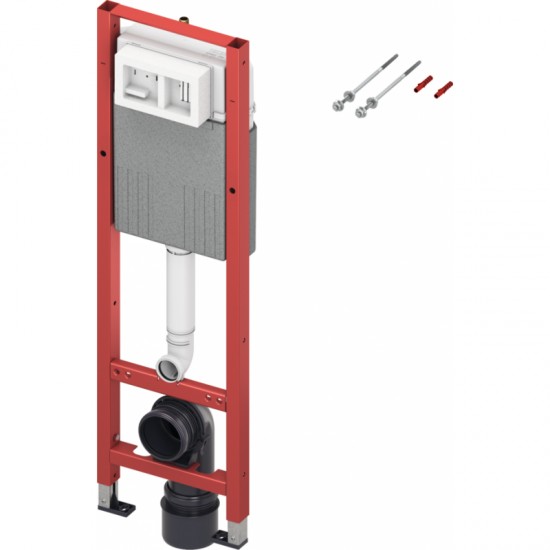 Potinkinis WC modulis TECEbase 9400440, 380 mm pločio, montavimo aukštis 1120 mm,