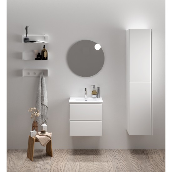 Ūkinė spintelė RB Cosmos 35 cm balta matinė