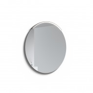 Veidrodis su LED šviestuvu RB Eco Round Moon juodas 80 cm
