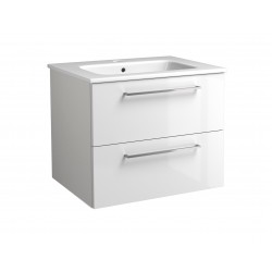 Spintelė voniai RB Joy 60 cm balta, su praustuvu Spintelė voniai RB Joy 60 cm balta, su praustuvu