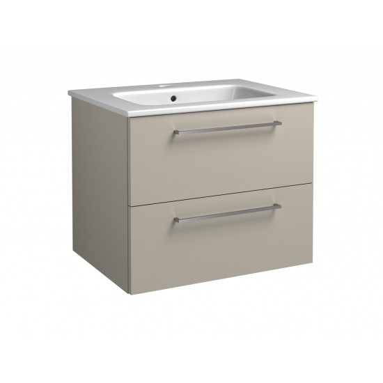 Spintelė voniai RB Joy 60 cm taupe, su praustuvu