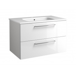 Spintelė voniai RB Joy 80 cm balta, su praustuvu Spintelė voniai RB Joy 80 cm balta, su praustuvu
