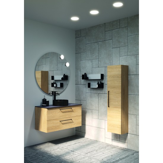 Ūkinė spintelė RB Joy 35 cm šviesus ąžuolas / chromas