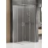 Uždara dušo kabina New Trendy Prime 80 x 80 cm blizgus chromas, skaidrus stiklas
