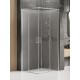 Uždara dušo kabina New Trendy Prime 80 x 80 cm blizgus chromas, skaidrus stiklas