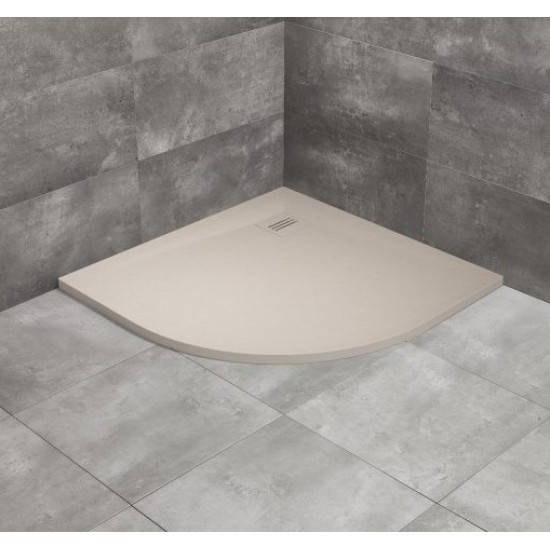 Dušo padėklas Radaway Kyntos A 80 x 80 cm akmens masės, kašmyro spalvos