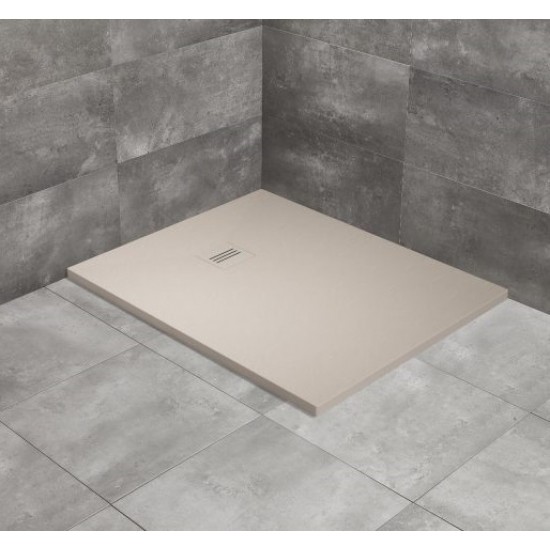 Dušo padėklas Radaway Kyntos F 160 x 80 cm akmens masės, kašmyro spalvos Dušo padėklas Radaway Kyntos F 160 x 80 cm akmens masės, kašmyro spalvos