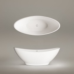 Silkstone vonia Paa Felice 195 x 83 cm balta matinė
