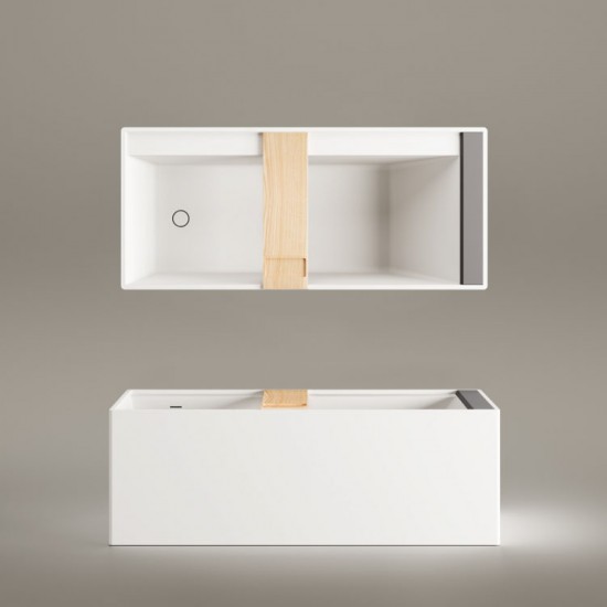 Silkstone vonia Paa Infinity 180 x 80 cm balta matinė