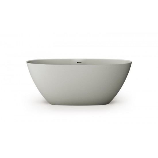 Silkstone vonia Paa Perla 160 x 75 cm pilka matinė