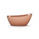 Akmens masės vonia Paa Perla Onda 157 x 74 cm Glossy Clay